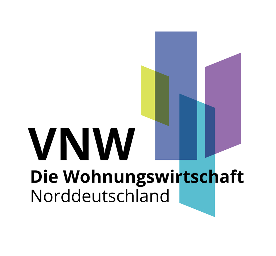 Logo des VNW (Verband norddeutscher Wohnungsunternehmen).