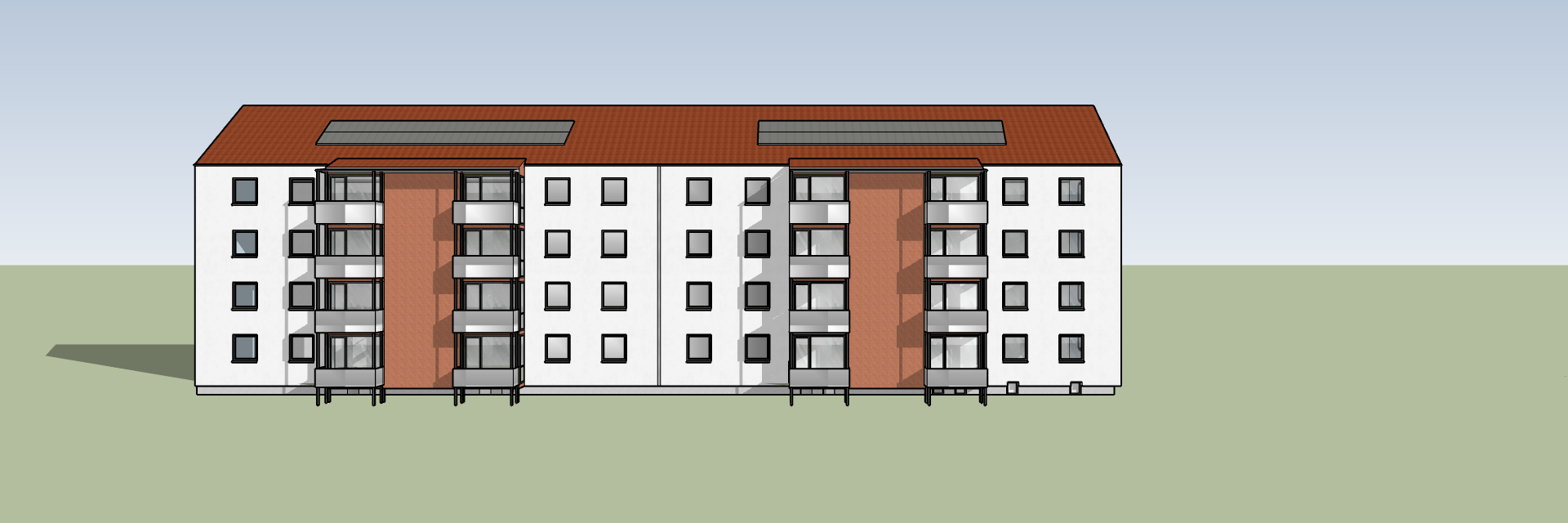 Visualisierung eines Hauses in der Schönböckener Straße, das umfassend modernisiert wird.
